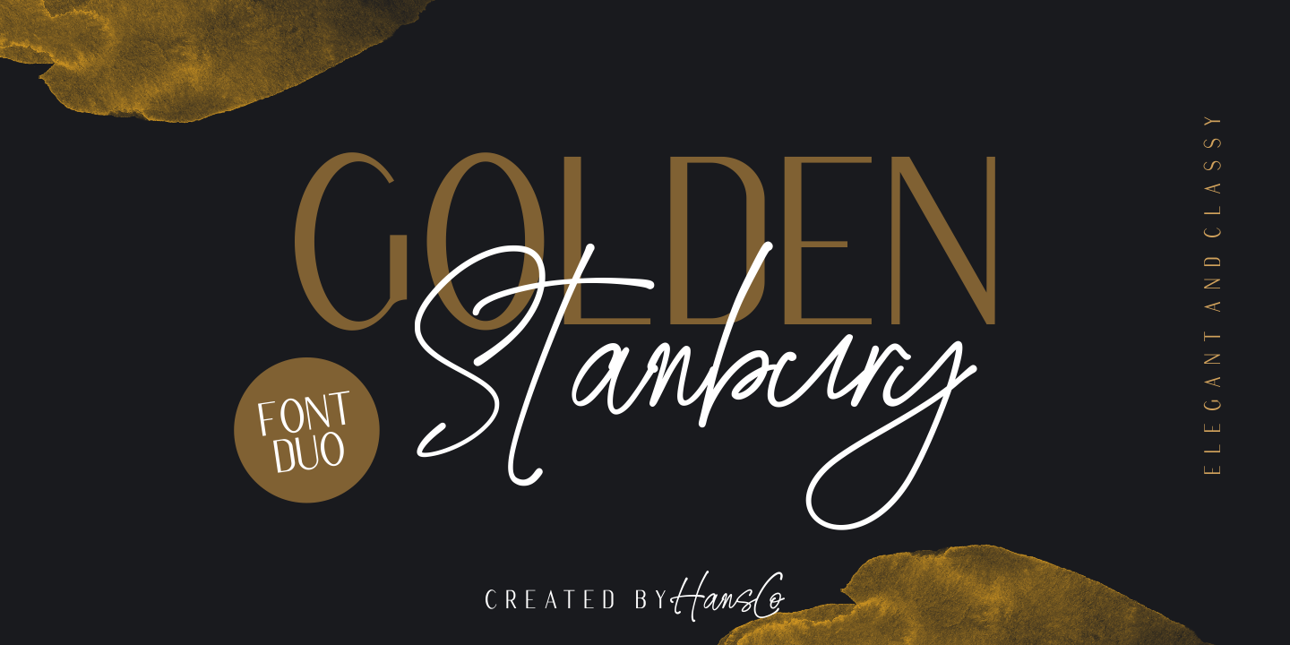 폰트 Golden Stanbury